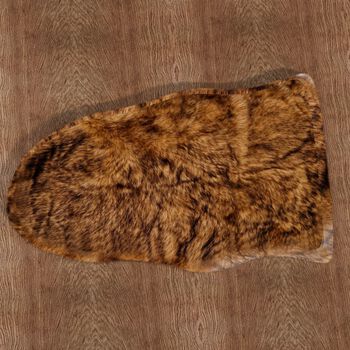 Kunstfell Teppich, Braun