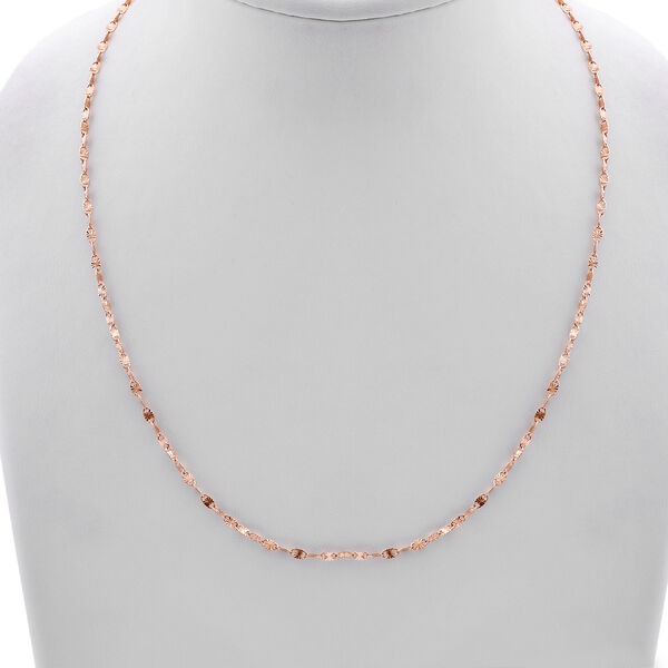 Valentino 925 Silber rosévergoldet Kette, ca. 45 cm image number 2