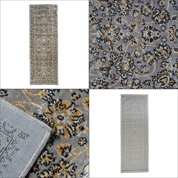 Moderner grauer & mehrfarbiger L&auml;ufer - 950 GSM, Gr&ouml;&szlig;e: 66x180cm, grau image number 7