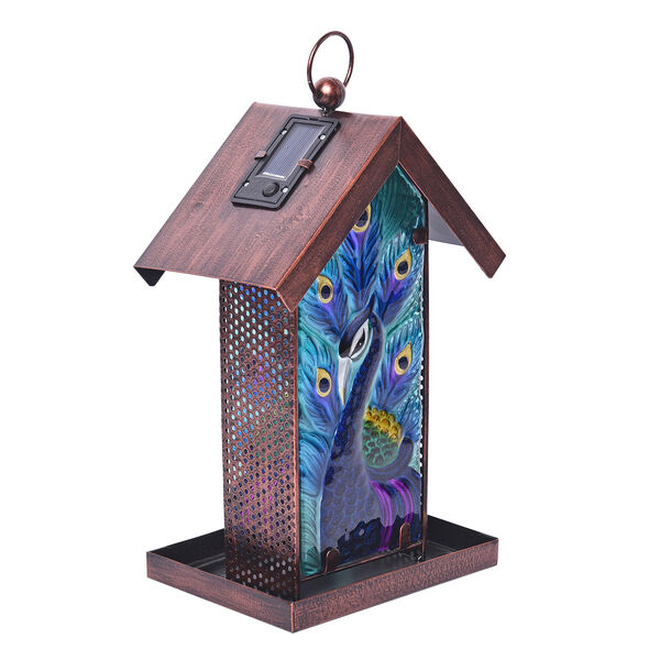 Futterhäuschen - Pfau, Mehrfarbig image number 3