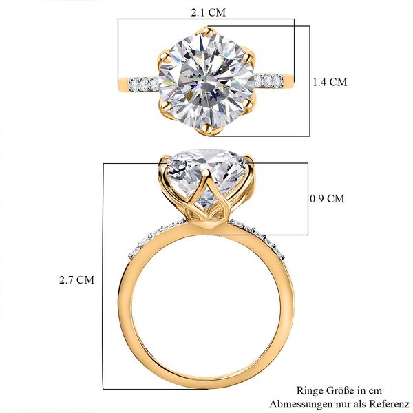 Moissanit Ring - 4,80 ct. image number 7