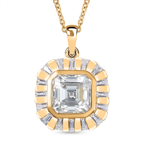 D’Joy Moissanit Anhänger mit 45cm Kette - 6,47 ct. image number 0