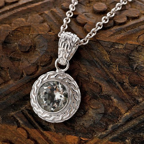 Royal Bali - Prasiolite Anhänger, 925 Silber ca. 3.41 ct image number 1