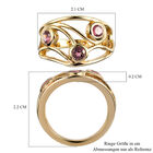 Rosa Turmalin-Ring, 925 Silber Gelbgold Vermeil (Größe 21.00) ca. 0,54 ct image number 6