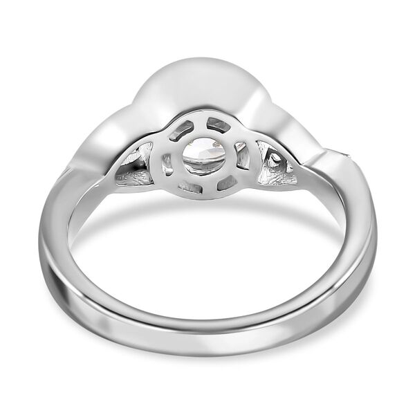 LUSTRO STELLA Hergestellt mit ZIRKONIA Ring 925 Silber Platin-&Uuml;berzug (Gr&ouml;&szlig;e 16.00) ca. 2,42 ct image number 5