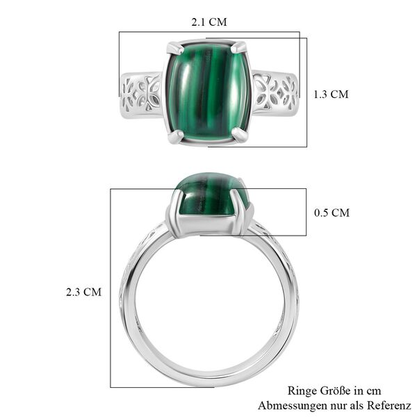 2er-Set - Malachit Ringe - 14 ct. image number 9