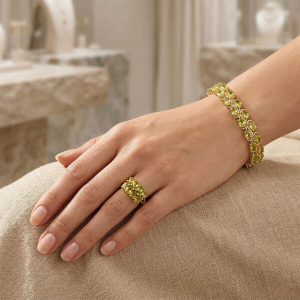 D'Joy Peridot Armband und Ring image number 3