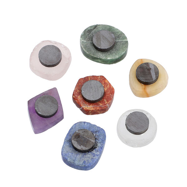 7 Chakras Edelstein-K&uuml;hlschrankmagnete image number 3
