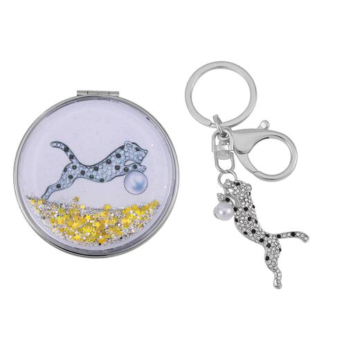 Kunststoff Perle, Glas Schmuckset  Legierung image number 0
