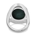 Malachit Ring, Edelstahl (Größe 18.00) ca. 20.76 ct image number 5