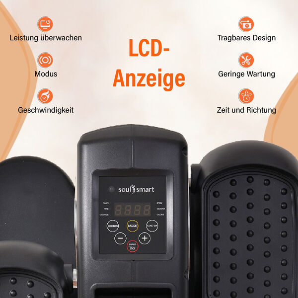 SOULSMART Elektrischer Stepper, schwarz image number 3