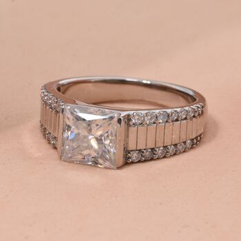 Moissanit Ring - 2,22 ct.