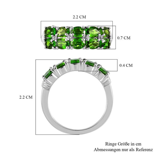 Natürlicher Chromdiopsid-Ring - 1,15 ct. image number 7