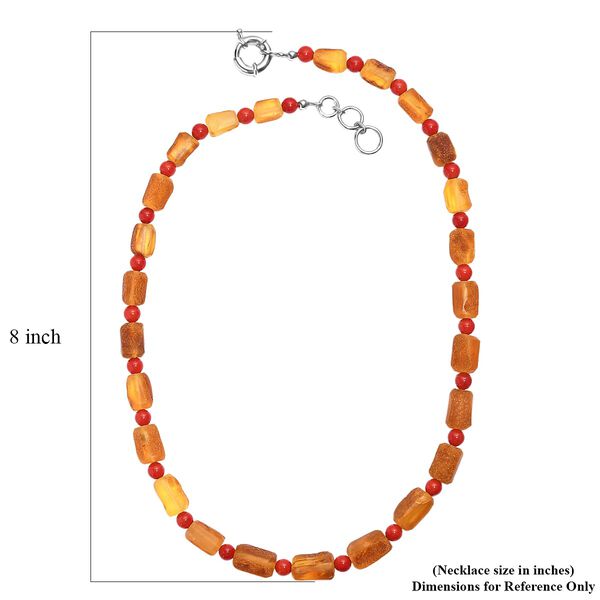 Bernstein und Magnesit 50cm Halskette - 135 ct. image number 5