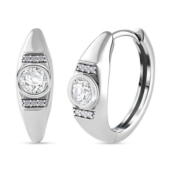 Moissanit Ohrringe - 0,77 ct.