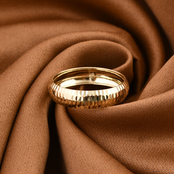 Bandring mit Diamantschliff in 375 Gold image number 1