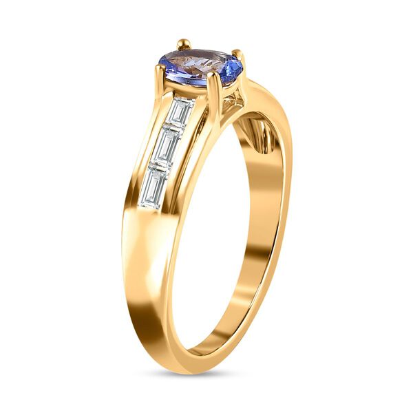 AA Tansanit und Zirkon Ring - 1,05 ct. image number 5