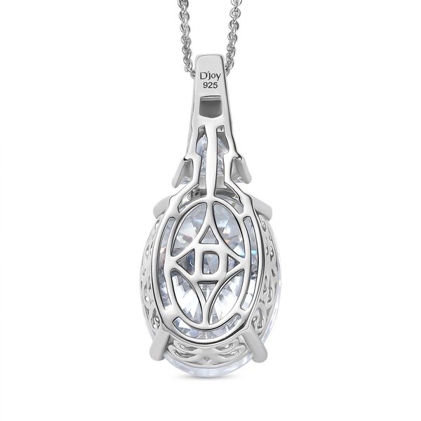 D'Joy Moissanit Anh&auml;nger mit 50cm Kette - 15,70 ct. image number 5