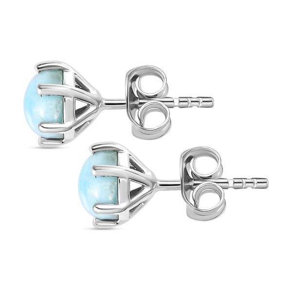 Larimar Ohrringe, ca. 2,20 ct. image number 4