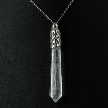 Gestein Kristall Quarz Anh&auml;nger