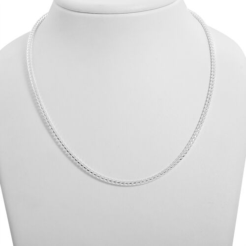 Italienische Franco-Kette 50 cm in 925 Silber image number 1