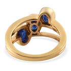 Masoala Saphir Trilogie-Ring, 925 Silber vergoldet, 1,77 ct. image number 5
