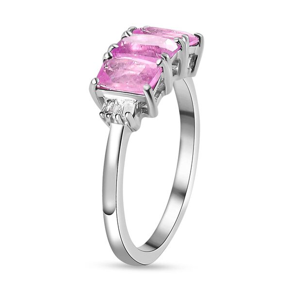 Ilakaka Rosa Saphir und Diamant Ring - 2,38 ct. image number 5