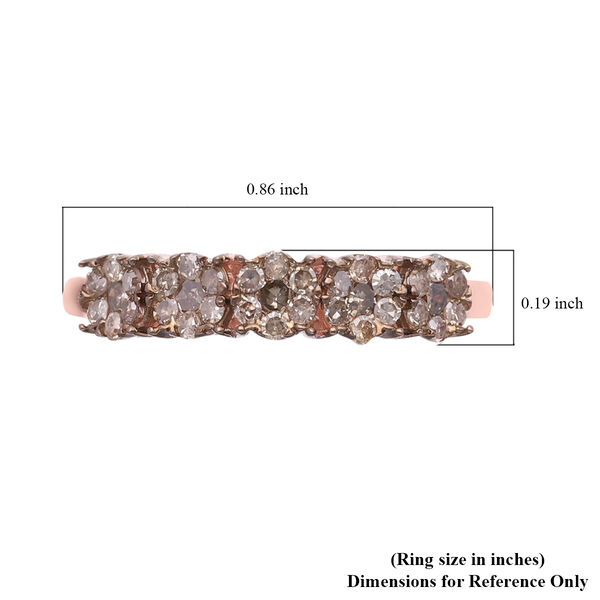 Natürlicher Champagner-Diamant-Ring  - 0,50 ct. image number 6