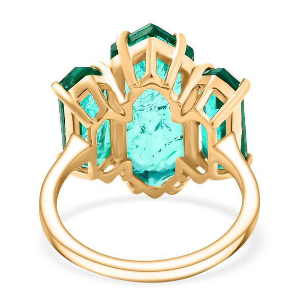 D’Joy Smaragd Triplett Quarz Ring - 11,11 ct. image number 5