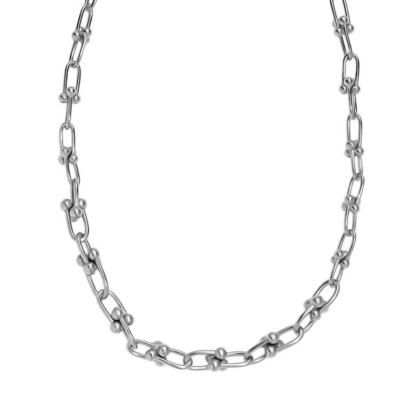 Halskette mit abgestuften Gliedern, 925 Silber image number 4