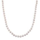 D'Joy Weiße Edison Perle (9-11 mm) Halskette ca. 50 cm 925 Silber vergoldet