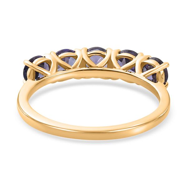 AA Tansanit Ring in 585 Gold - 2 ct. image number 6