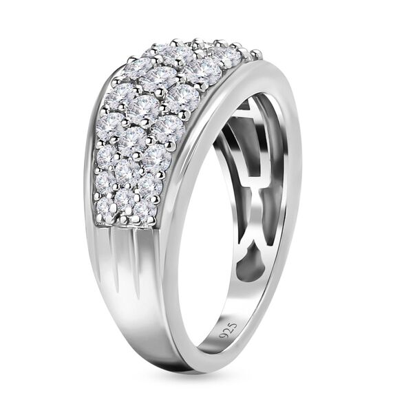 Moissanit Cluster Ring - 0,96 ct. image number 6