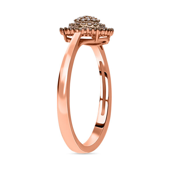 Nat&uuml;rlicher Champagner-Diamant-Ring - 0,33 ct. image number 4