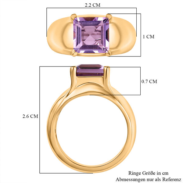 Rose De France Amethyst Ring - 2,36 ct. image number 7