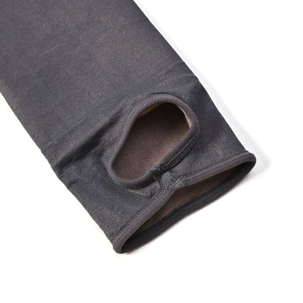 Thermo-Leggings mit Mikroflanell gef&uuml;ttert, grau image number 4
