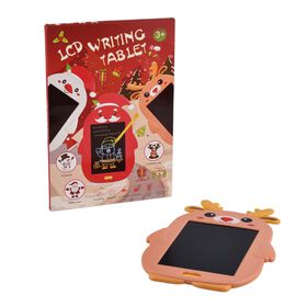 LCD-Schreibtafel für Kinder mit Rentier-Design, 19x29x1 cm
