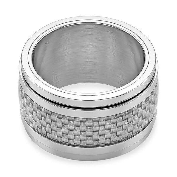 316L Edelstahl Ring (Gr&ouml;&szlig;e 17.50) ca. 13,00g