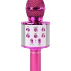Multifunktions Karaoke Mikrofon und Bluetooth Lautsprecher mit sprachgesteuerten LED - Lichter und Sound - Echo, Rosa image number 3