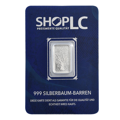 EXKLUSIVES GESCHENK - 999 Silber Lebensbaum Barren, ca. 2,00g