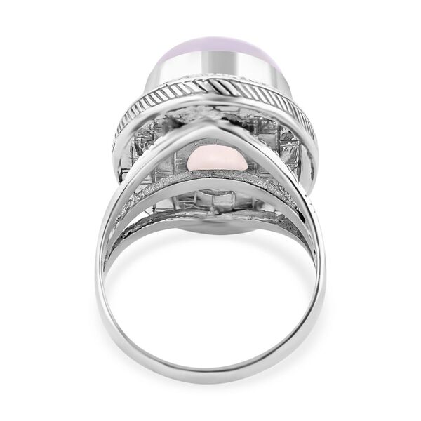 Regenbogen Mondstein Ring 925 Silber (Gr&ouml;&szlig;e 16.00) ca. 18,61 ct image number 4