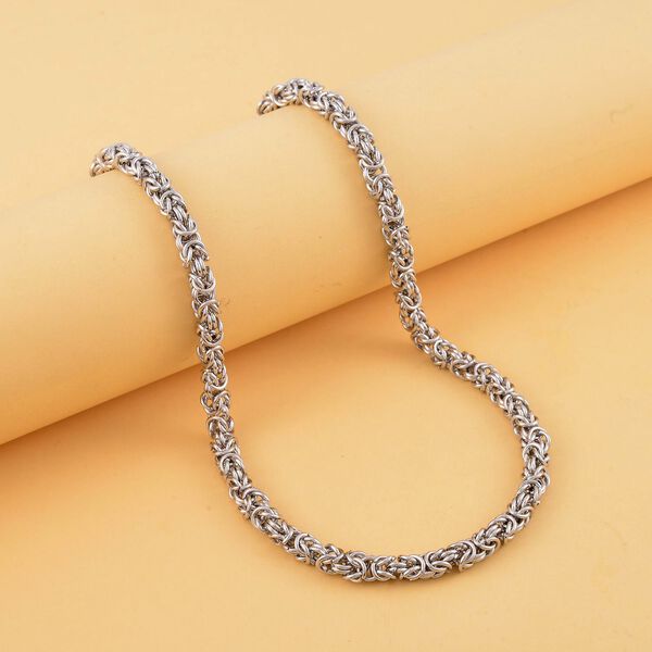Flexible italienische Königskette in Silberton, 45-73cm image number 2