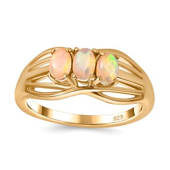 AA Nat&uuml;rlicher, &auml;thiopischer Welo Opal-Ring - 0,36 ct.