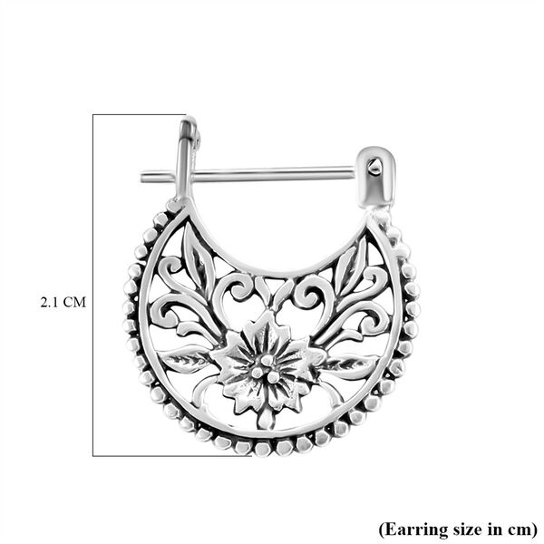 Royal Bali Kollektion - 925 Silber Ohrringe image number 2