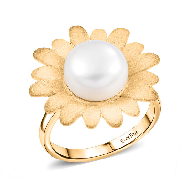 EVER TRUE Süßwasser Perle (10.5-11 mm) Ring Nickelfreies Messing (Größe 21.00) 6.96 ct image number 4