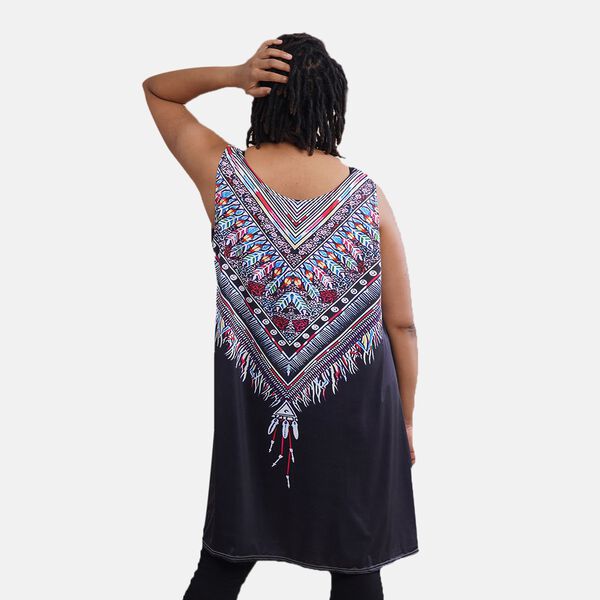 A-Linie Tunika, Indianermuster, S/M image number 2