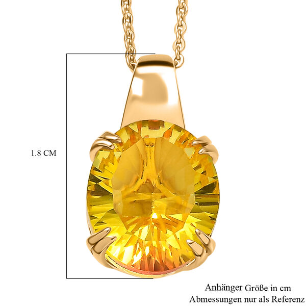 D'Joy Sphaleros Quarz Schmuckset ca. 50 cm 925 Silber 750 Gelb Vergoldet ca. 5.19 ct image number 7