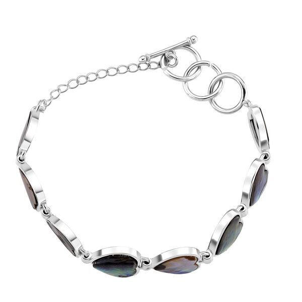 Abalone Muschel Armband cca. 19 cm mit 2.5 cm extender, Reine Legierung image number 6