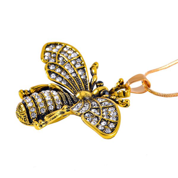 Schwarzer Kristall, Weißer Kristall Halskette ca. 70 cm  Antikes Gold image number 3