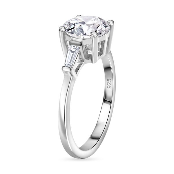Moissanit Ring, 925 Silber rhodiniert - 1,88 ct. image number 6